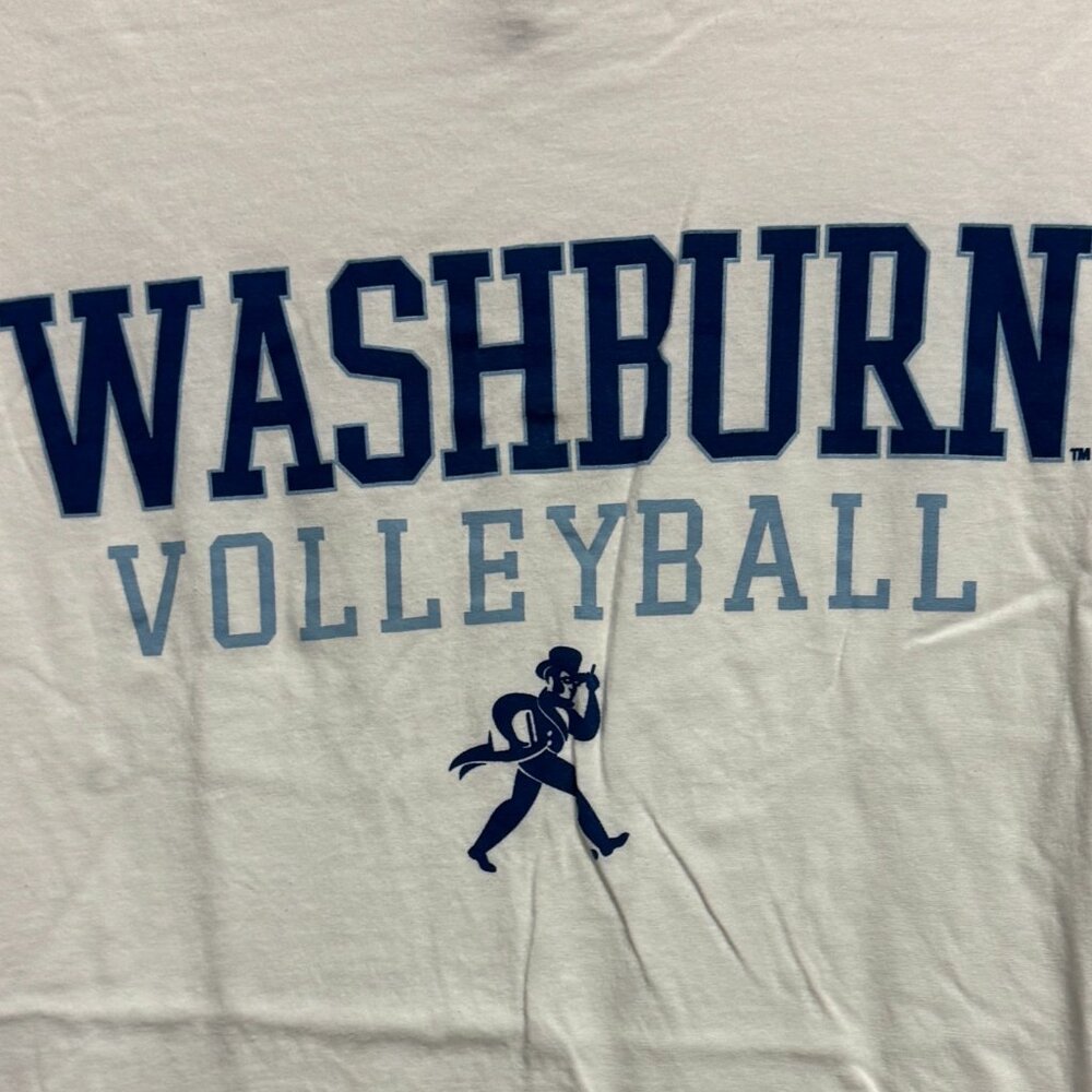 Washburn University Ichabod Volleyball Gildan Tee Shirt, Medium - Picture 2 of 3